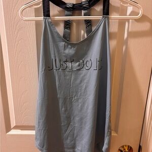 Nike Women's Light Blue Tank Top